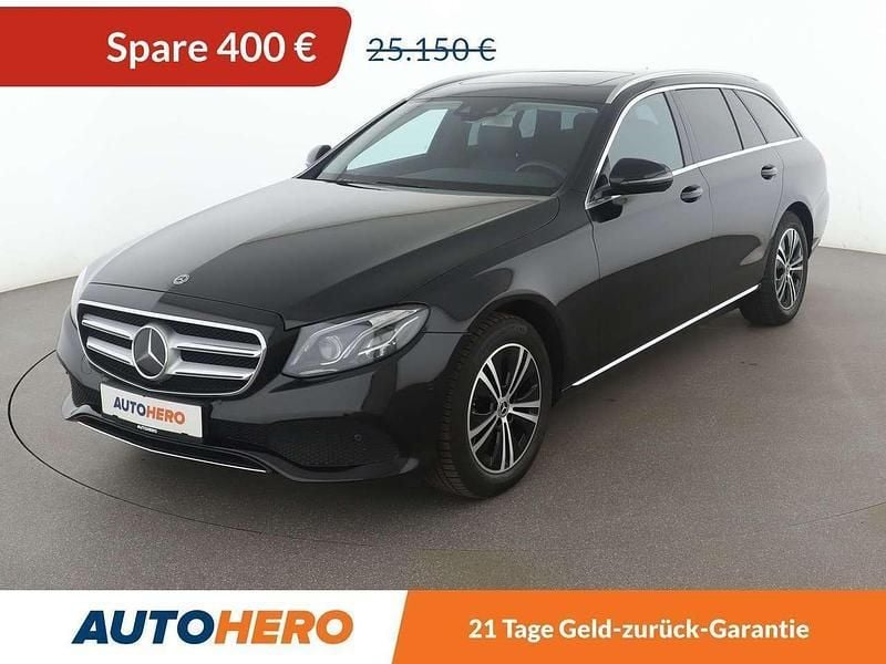 Obsidianschwarz Gebraucht 2018 Mercedes E200 Avantgarde Kombi | 24.750 € (Fairer Preis) - Bild 1/3