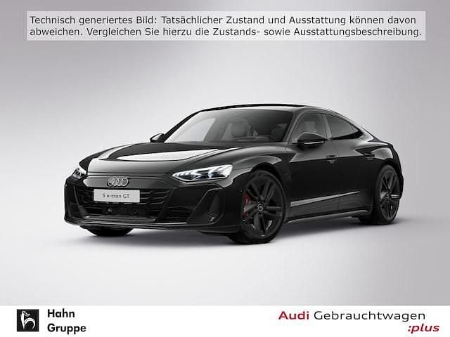 Mythosschwarz metallic Gebraucht 2025 Audi e-tron GT quattro Ambiente Limousine | 102.930 € (Teuer) - Bild 1/3