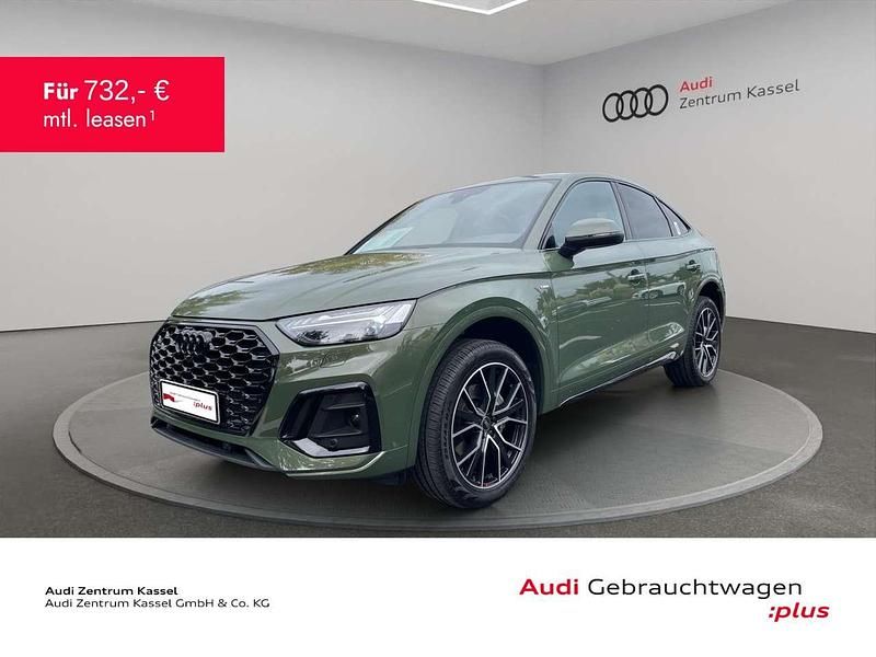 Distriktgrün metallic Gebraucht 2024 Audi Q5 S-Line SUV | 52.990 € (Teuer) - Bild 1/3