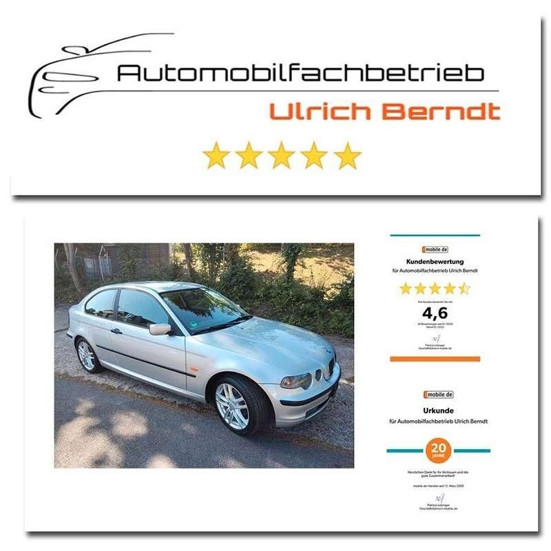 Silber Gebraucht 2004 BMW 316 Compact Sport Line Kleinwagen | 4.650 € (Teuer) - Bild 1/2