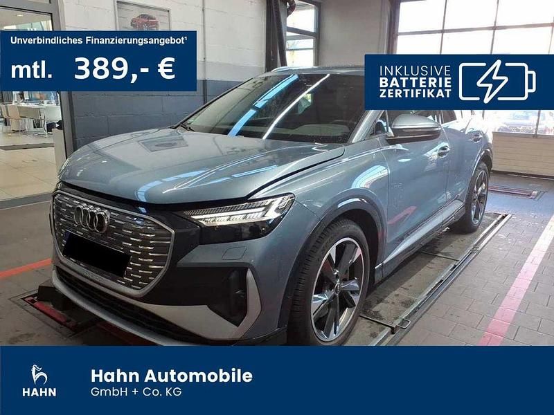 Geysirblau metallic Gebraucht 2022 Audi Q4 e-tron Sport SUV | 28.930 € (Superpreis) - Bild 1/3