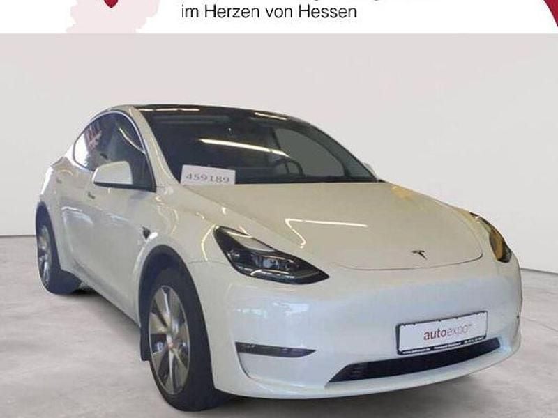 Pearl white multicoat Gebraucht 2023 Tesla Model Y Long Range AWD SUV | 34.990 € (Fairer Preis) - Bild 1/4