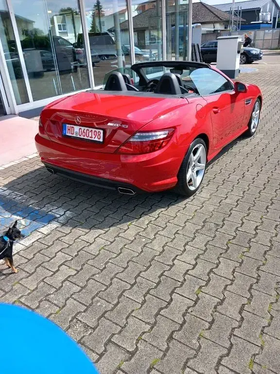 Gebraucht Mercedes SLK250 AMG line 204 PS (150 kW) 2012 Rot Cabrio