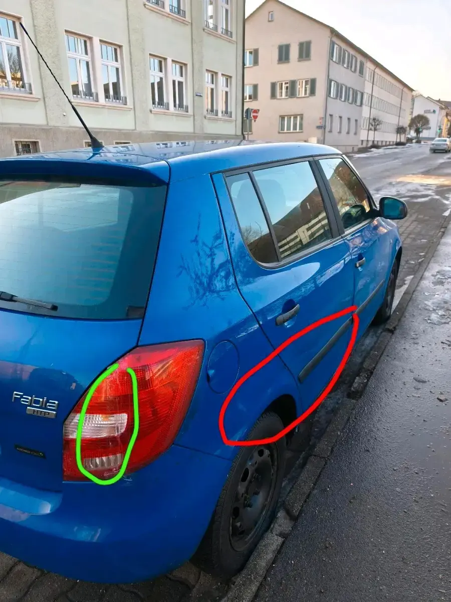 Gebraucht Skoda Fabia 60 PS (44 kW) 2010 Blau Kleinwagen