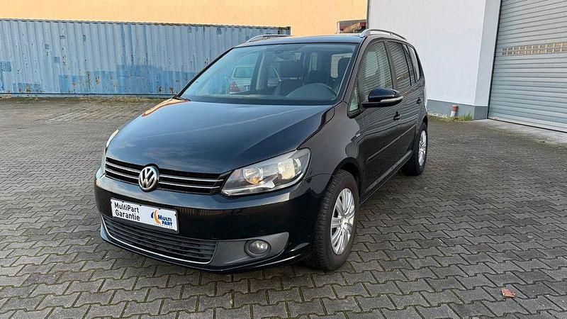 Gebraucht VW Touran Life 105 PS (77 kW) 2014 Schwarz Van / Kleinbus