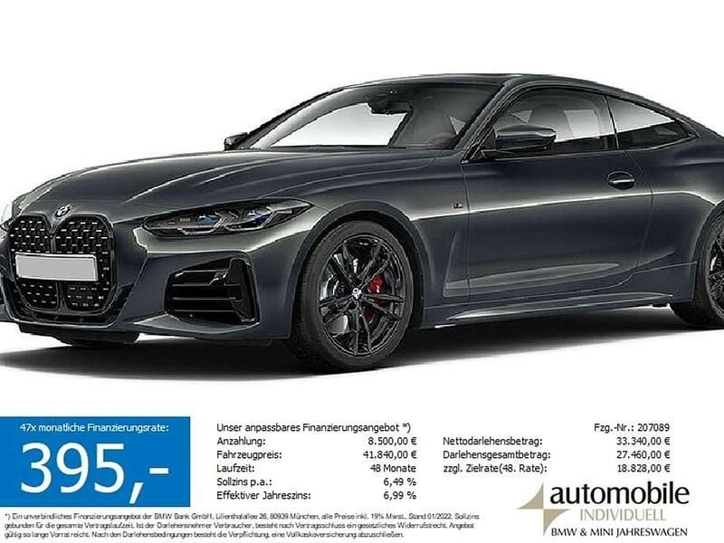 Grau Gebraucht 2023 BMW 440 M Sport Coupé | 41.840 € (Guter Preis) - Bild 1/4