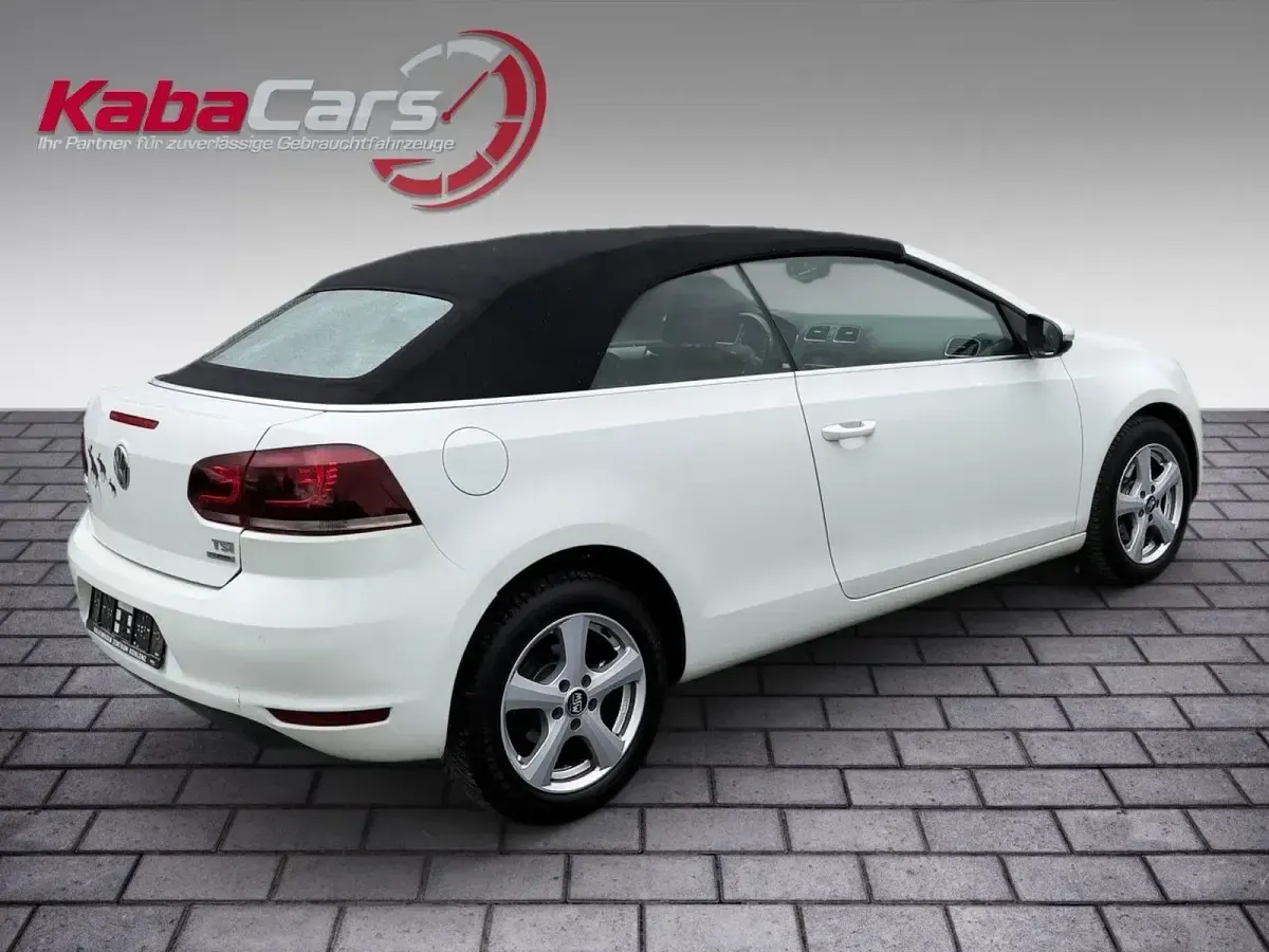 Brugt VW Golf Cabriolet Basis 105 HK (77 kW) 2012 Hvid Cabriolet