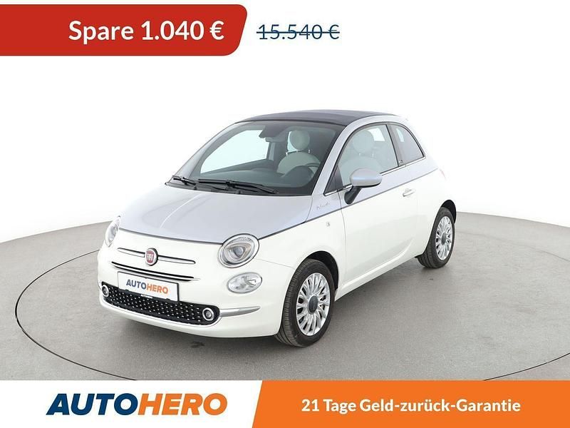 Weiß Gebraucht 2021 Fiat 500C Dolcevita Cabrio | 14.500 € (Fairer Preis) - Bild 1/3