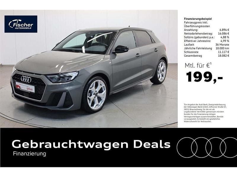 Grau Gebraucht 2021 Audi A1 Sportback Kleinwagen | 22.980 € (Teuer) - Bild 1/4