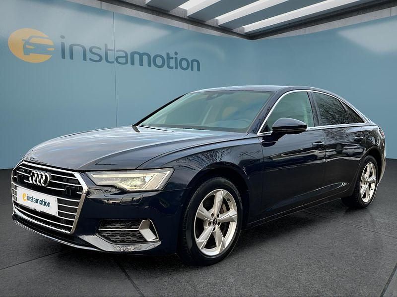 Blau Gebraucht 2021 Audi A6 Limousine | 32.749 € (Fairer Preis) - Bild 1/4