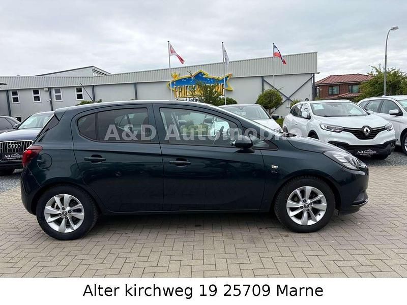 Gebraucht Opel Corsa drive 90 PS (66 kW) 2016 Grün Kleinwagen