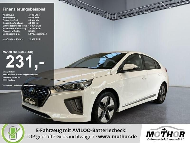 Weiß Gebraucht 2022 Hyundai Ioniq Trend Limousine | 20.606 € (Fairer Preis) - Bild 1/4