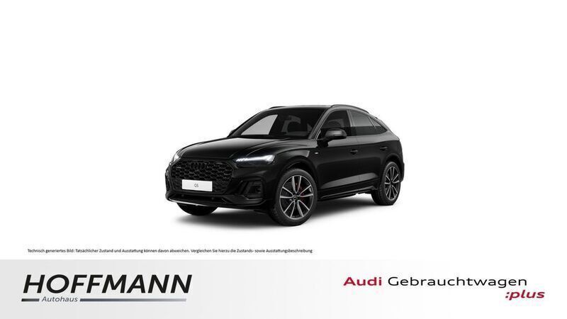 Schwarz Gebraucht 2024 Audi Q5 Sportback S-Line SUV | 62.990 € - Bild 1/4