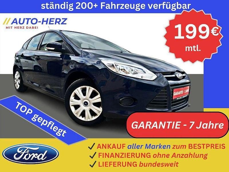 Blau Gebraucht 2014 Ford Focus Limousine | 6.990 € (Fairer Preis) - Bild 1/3