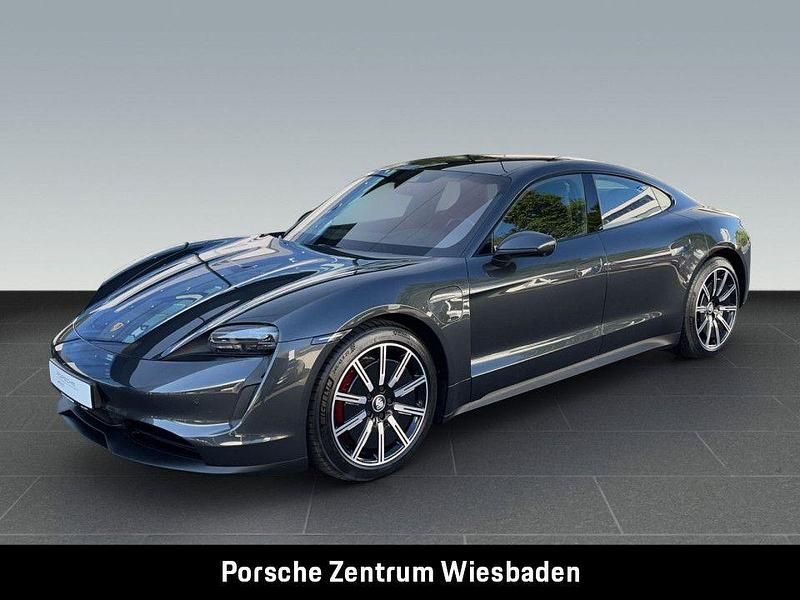 Vulkangraumetallic Gebraucht 2022 Porsche Taycan 4S Limousine | 73.500 € (Guter Preis) - Bild 1/4