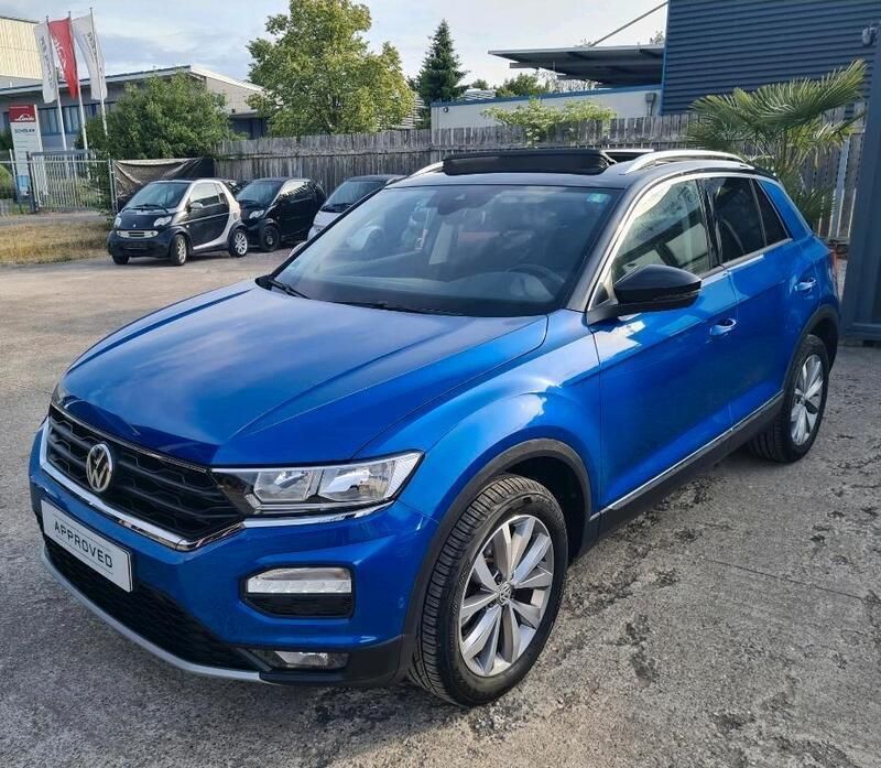 Blau Gebraucht 2018 VW T-Roc Style SUV | 18.600 € (Fairer Preis) - Bild 1/4