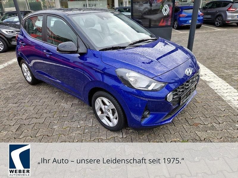 Blau Gebraucht 2022 Hyundai i10 Trend Kleinwagen | 12.970 € (Fairer Preis) - Bild 1/4