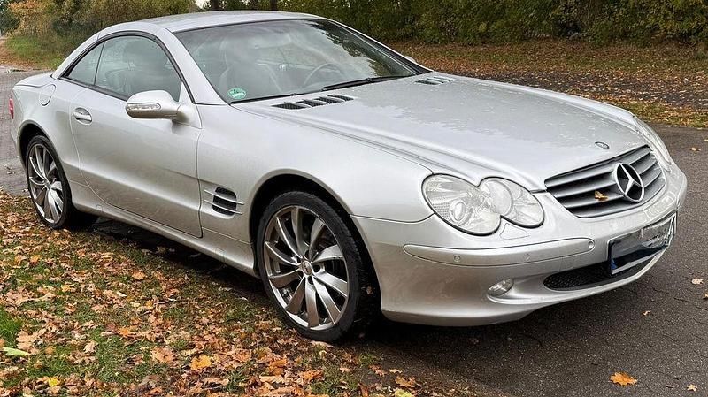 Grau Gebraucht 2004 Mercedes SL350 Edition Cabrio | 12.700 € (Etwas zu teuer) - Bild 1/4