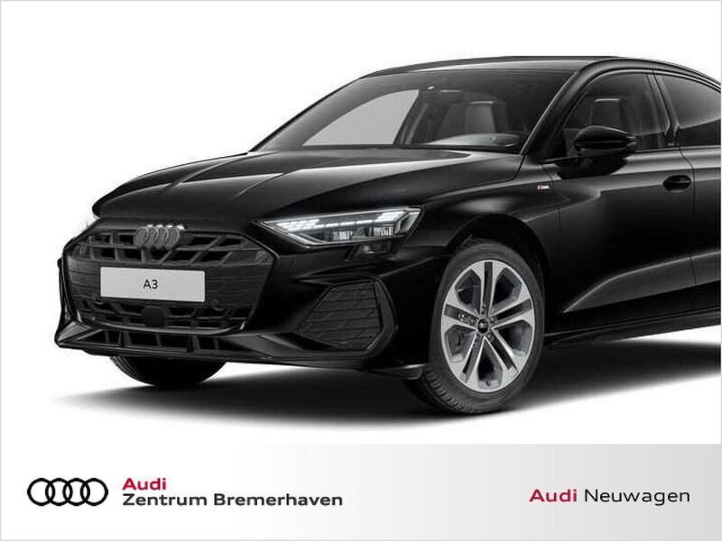 Schwarz Neu 2025 Audi A3 S-Line Limousine | 41.680 € (Fairer Preis) - Bild 1/4