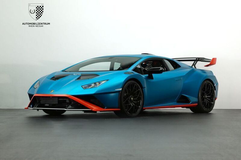Blau Gebraucht 2022 Lamborghini Huracán Coupé | 359.900 € - Bild 1/4
