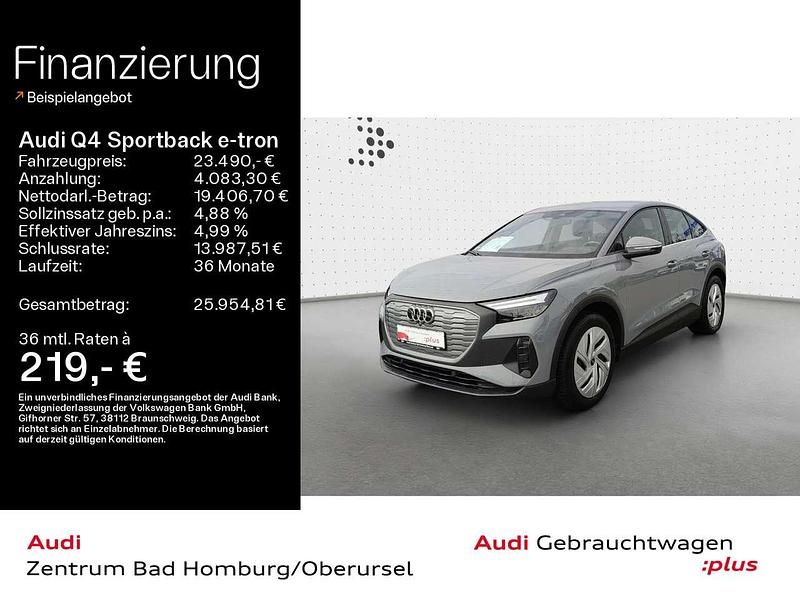 Kieselgrau Gebraucht 2022 Audi Q4 e-tron SUV | 23.490 € (Superpreis) - Bild 1/4
