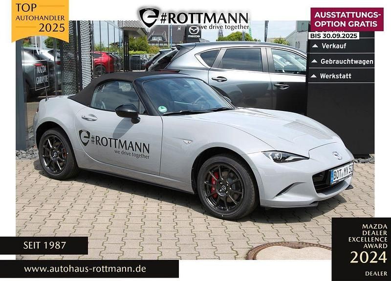 Grau Gebraucht 2025 Mazda MX5 Homura-Line Cabrio | 32.370 € (Etwas zu teuer) - Bild 1/4