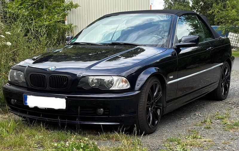 Blau Gebraucht 2001 BMW 325 Cabriolet Cabrio | 3.800 € (Guter Preis) - Bild 1/4