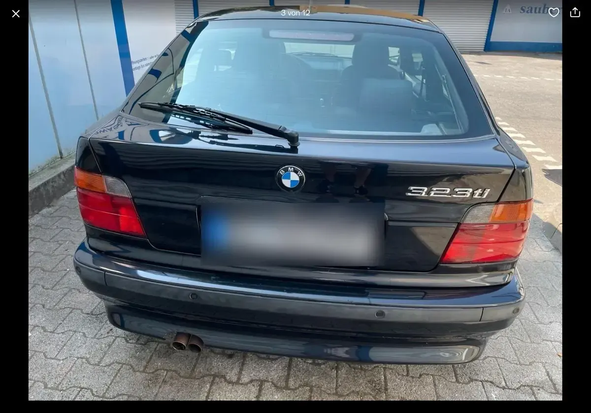 Gebraucht BMW 323 Compact 170 PS (125 kW) 1998 Schwarz Kleinwagen