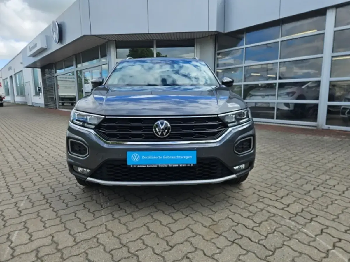 Gebraucht VW T-Roc United 150 PS (110 kW) 2021 Grau SUV