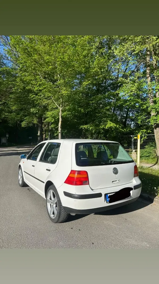 Gebraucht VW Golf IV 101 PS (74 kW) 1998 Weiß Kleinwagen