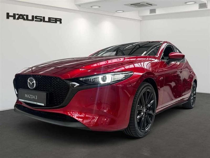 Soul red crystal Neu 2024 Mazda 3 Exclusive-Line Kleinwagen | 32.790 € (Fairer Preis) - Bild 1/4