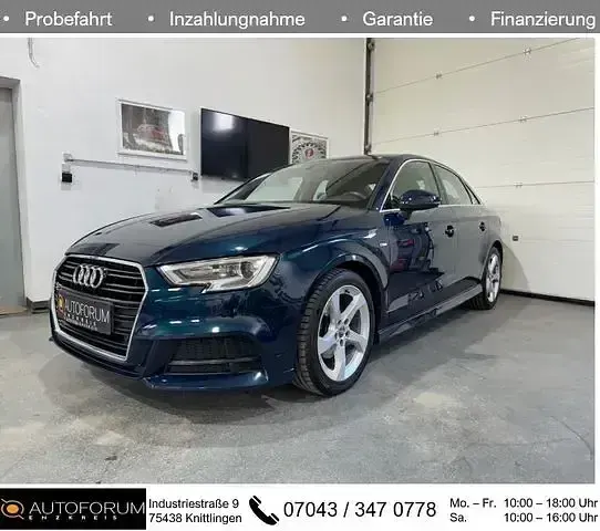 Gebraucht Audi A3 S-Line 135 PS (99 kW) 2019 Blau Limousine