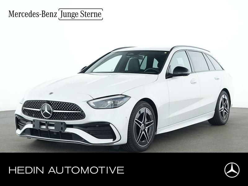 Manufaktur lack manufaktur opalithweiß bright Gebraucht 2024 Mercedes C200 AMG Limousine | 43.790 € (Etwas zu teuer) - Bild 1/2