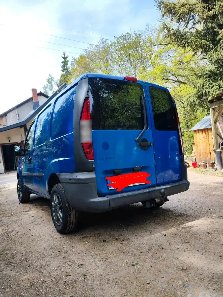 Gebraucht Fiat Doblò 101 PS (74 kW) 2004 Blau Van / Kleinbus
