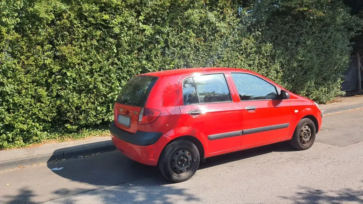 Gebraucht Hyundai Getz Basis 67 PS (49 kW) 2008 Rot Kleinwagen