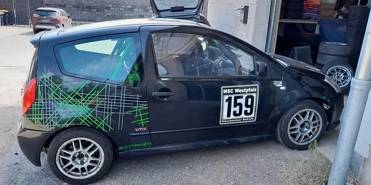 Gebraucht Citroën C2 122 PS (89 kW) 2004 Schwarz Kleinwagen