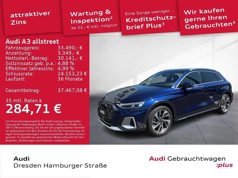 Gebraucht Audi A3 Ambiente 150 PS (110 kW) 2025 Navarrablau metallic Limousine