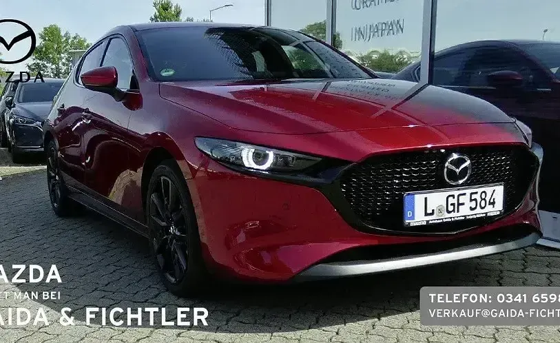 Gebraucht Mazda 3 Exclusive-Line 186 PS (136 kW) 2025 Soul red crystal m Limousine