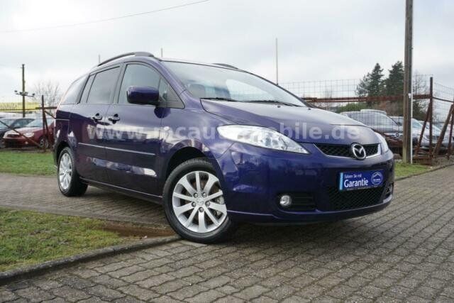 Gebraucht Mazda 5 Exclusive 116 PS (85 kW) 2005 Blau metallic Van / Kleinbus