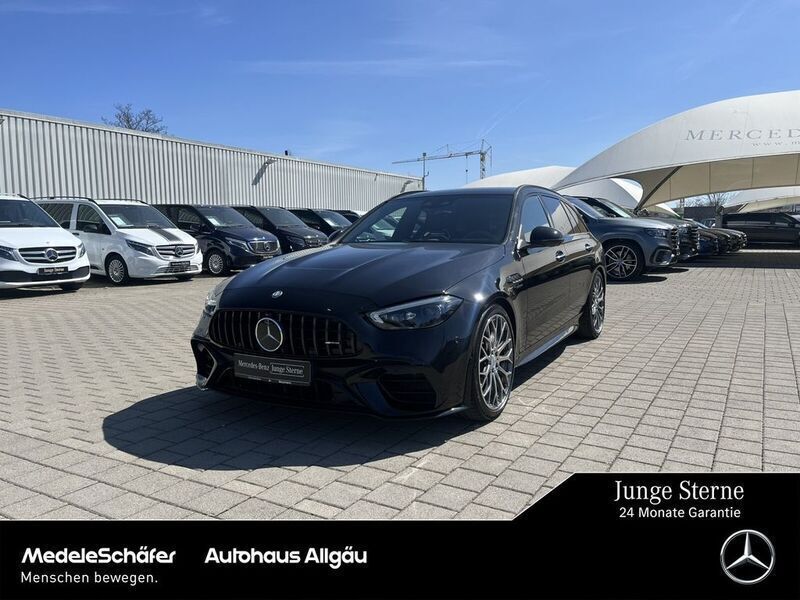 Lack obsidianschwarz Gebraucht 2024 Mercedes C63 AMG AMG Kombi | 78.440 € (Superpreis) - Bild 1/4