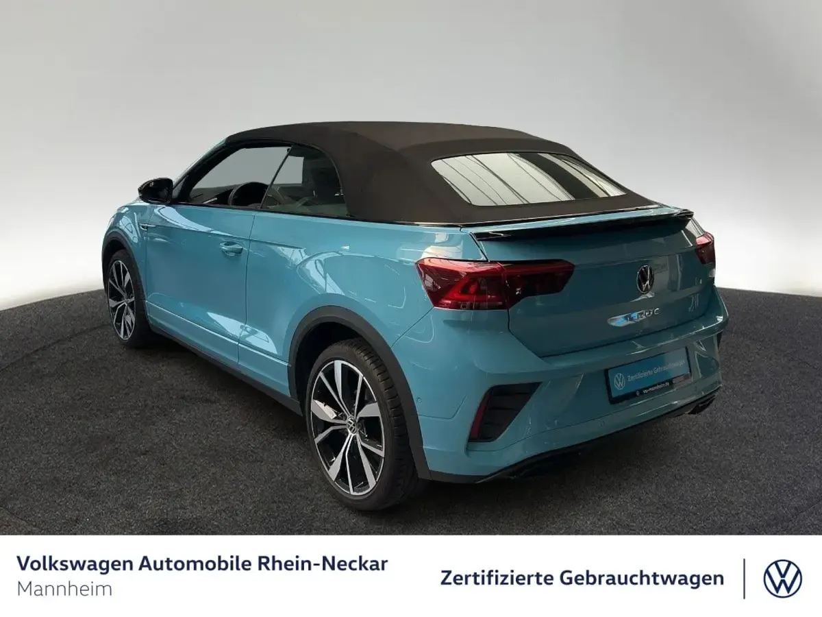 Gebraucht VW T-Roc Cabriolet R-line 150 PS (110 kW) 2023 Blau Cabrio