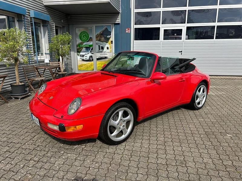 Rot Gebraucht 1998 Porsche 911 Carrera Cabriolet Cabrio | 59.900 € (Fairer Preis) - Bild 1/4