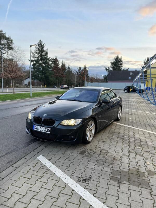 Schwarz Gebraucht 2007 BMW 335 Cabriolet Cabrio | 17.990 € (Fairer Preis) - Bild 1/4