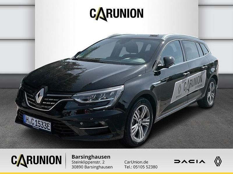 Black pearlschwarz metallic Gebraucht 2021 Renault Mégane IV Intens Kombi | 21.575 € (Etwas zu teuer) - Bild 1/4
