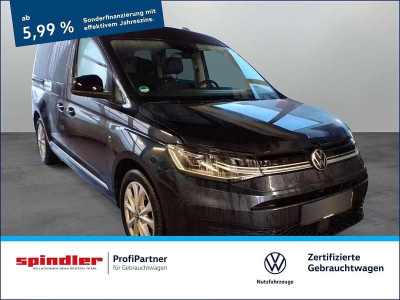 Starlight blue metallic Gebraucht 2021 VW Caddy Style Van / Kleinbus | 29.980 € (Etwas zu teuer) - Bild 1/3