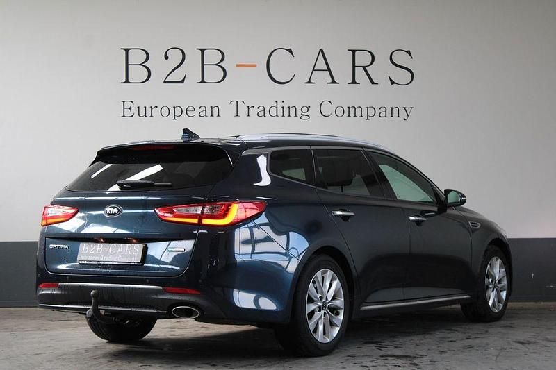 Gebraucht Kia Optima Edition 7 141 PS (103 kW) 2017 Blau Kombi