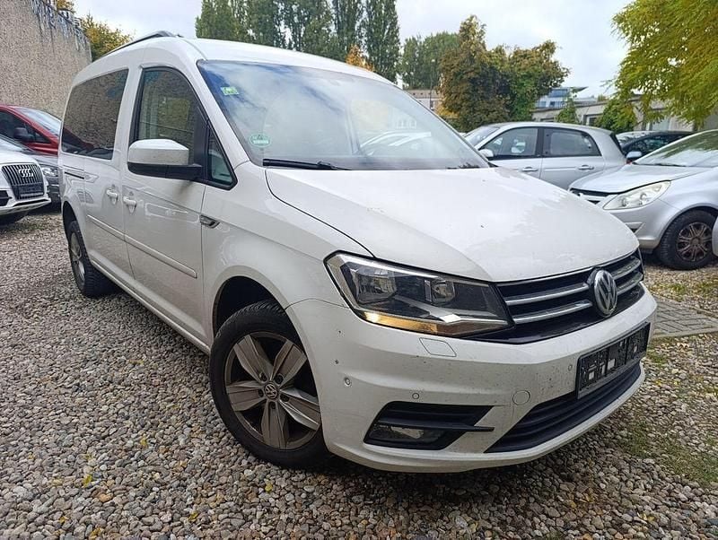 Weiß Gebraucht 2016 VW Caddy Maxi Comfortline Van / Kleinbus | 9.350 € (Guter Preis) - Bild 1/4