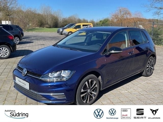 Blau Gebraucht 2019 VW Golf VII IQ Drive Limousine | 14.485 € (Fairer Preis) - Bild 1/4