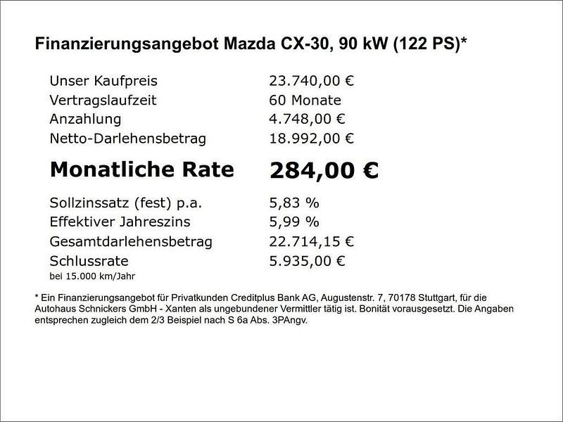 Occasion Mazda CX-30 Selection 122 ch (89 kW) 2023 Gris SUV