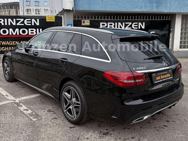Gebraucht Mercedes C200 AMG 160 PS (117 kW) 2019 Obsidianschwarz  metalliclack Kombi